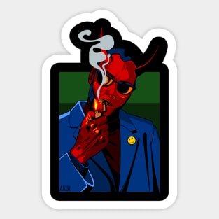 Demonio rojo Sticker